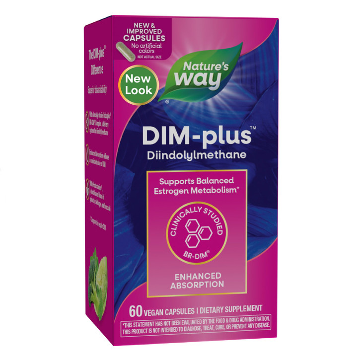 Nature's Way DIM-Plus, DIM Supplement, Supports Balanced Estrogen Metabolism*