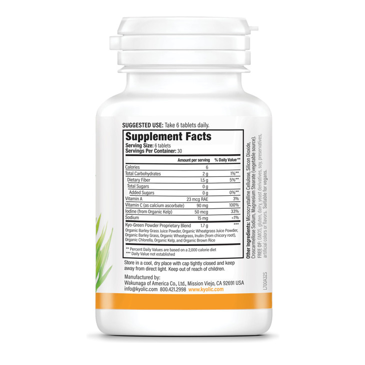 Kyolic Kyo-Green Greens Blend Energy*, 180 Tablets