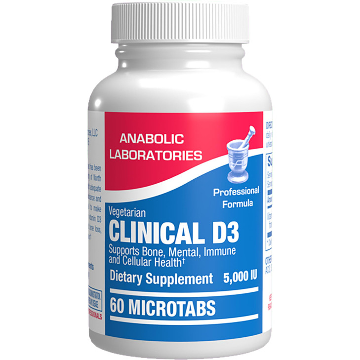 High Strength Vitamin D3 5000 IU - Clinical Formula Vitamin D Supplement