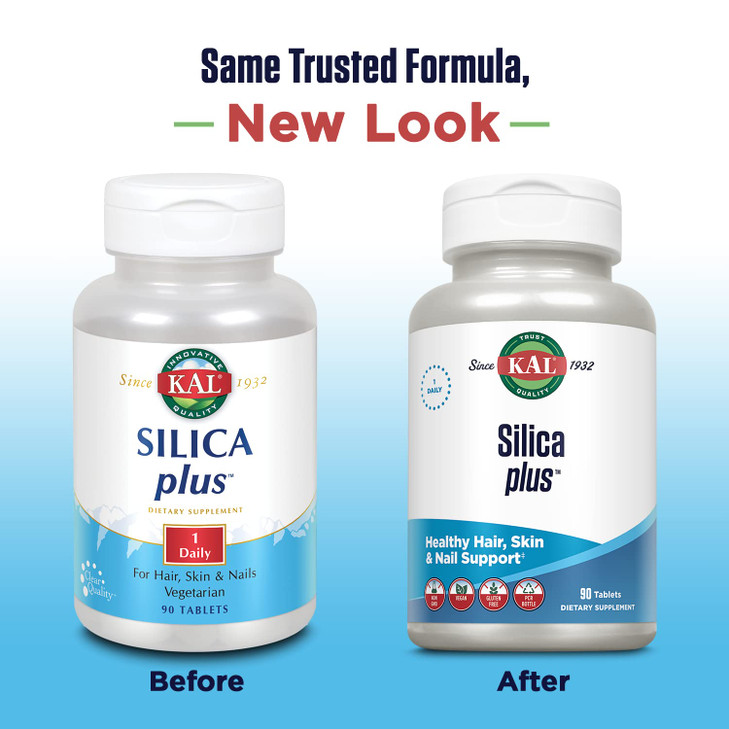 KAL Silica Plus, Silica Gel with Horsetail Extract, Healthy Hair, Skin & Nails