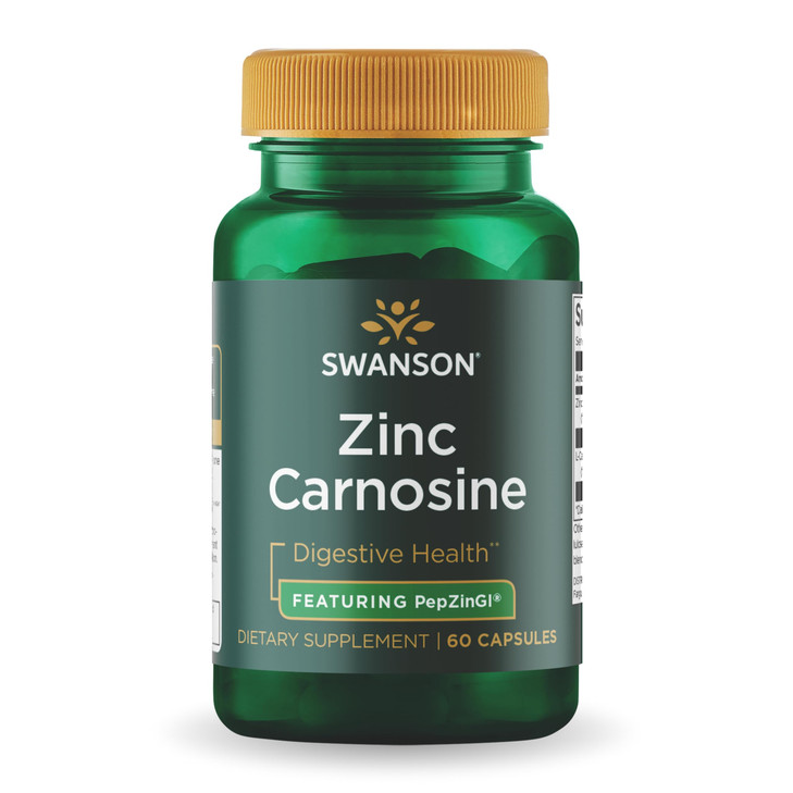 Swanson Ultra Zinc Carnosine (PepZinGI) - 60 Capsules