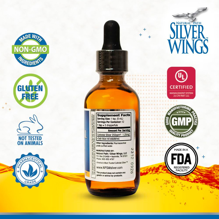 Natural Path Silver Wings Colloidal Silver Liquid