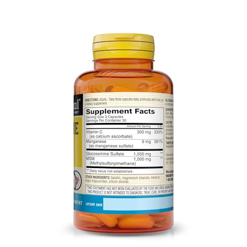 Mason Natural Glucosamine Complex Plus MSM with Vitamin C