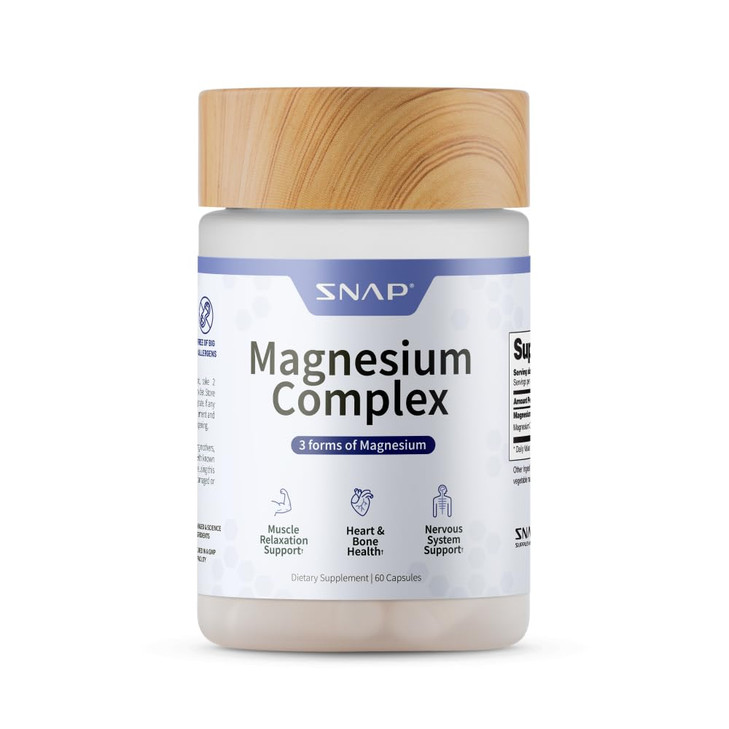 Snap Triple Magnesium Complex for Women & Men for Sleep & Muscle Support