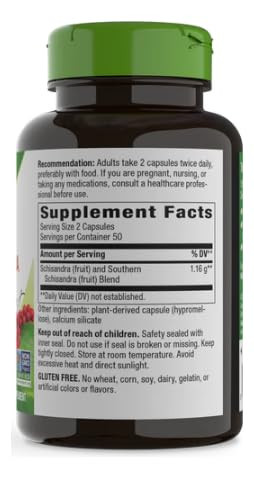 Nature's Way Nature's Way Schisandra Fruit, 1,160 Mg Per Serving, 100 Count