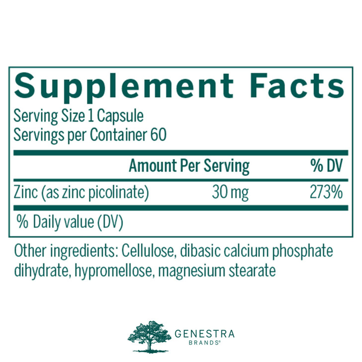 Genestra Brands Zinc Picolinate Formula