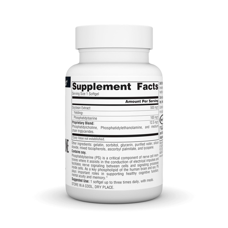 Source Naturals Phosphatidyl Serine Complex Stablilized Enzyme Supplement 500mg