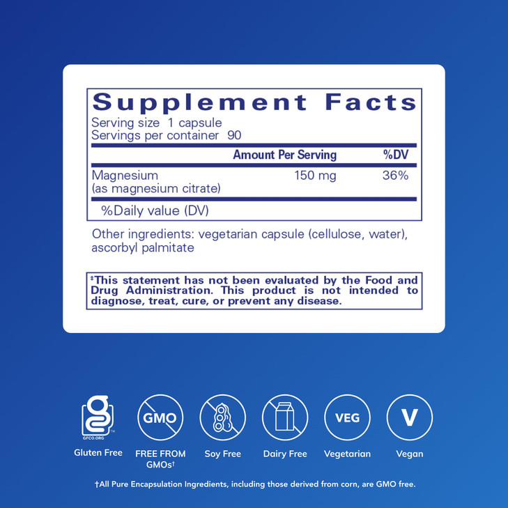 Pure Encapsulations Magnesium (Citrate)