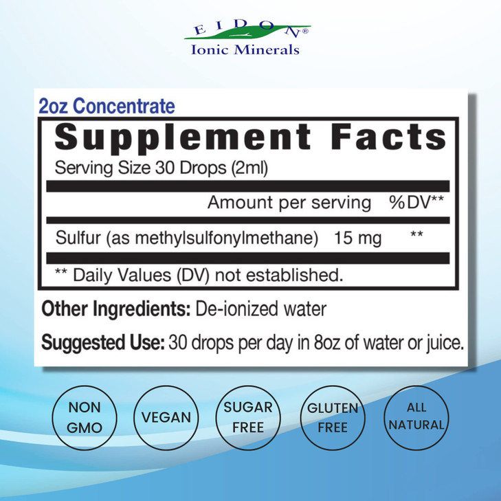 Eidon Ionic Minerals Liquid Sulfur Concentrate Drops