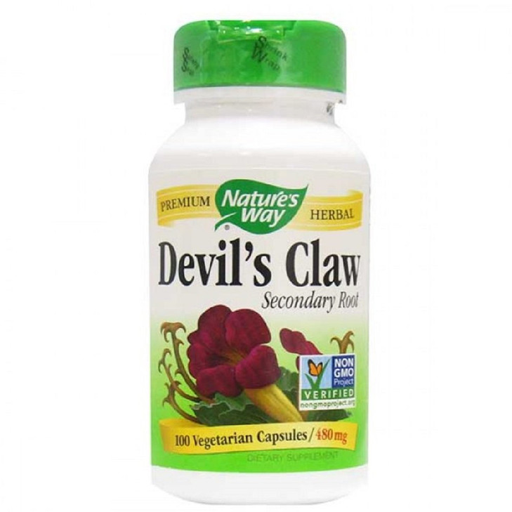 Nature's Way Devils Claw Root, 960mg per Serving, 100 Capsules (Pack of 2)
