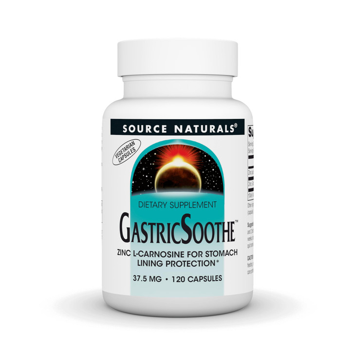 Source Naturals GastricSoothe Zinc L-Carnosine* - 120 Veggie Caps