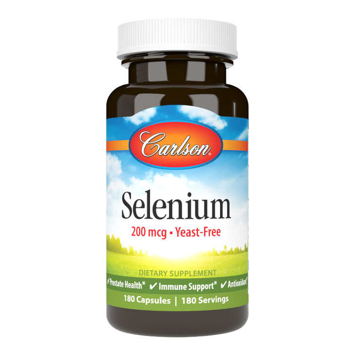 Carlson - Selenium, 200 mcg Yeast-Free, Prostate Health