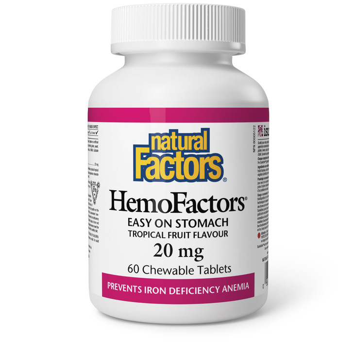 Natural Factors, Easy Iron Chewable, Gentle Supplement for Energy and Metabolism