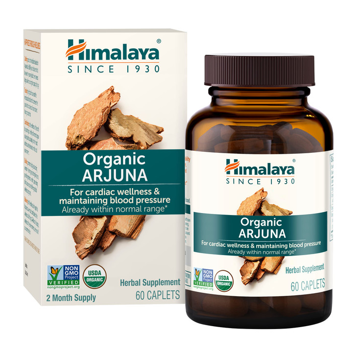 Himalaya Organic Arjuna, 60 Day Supply