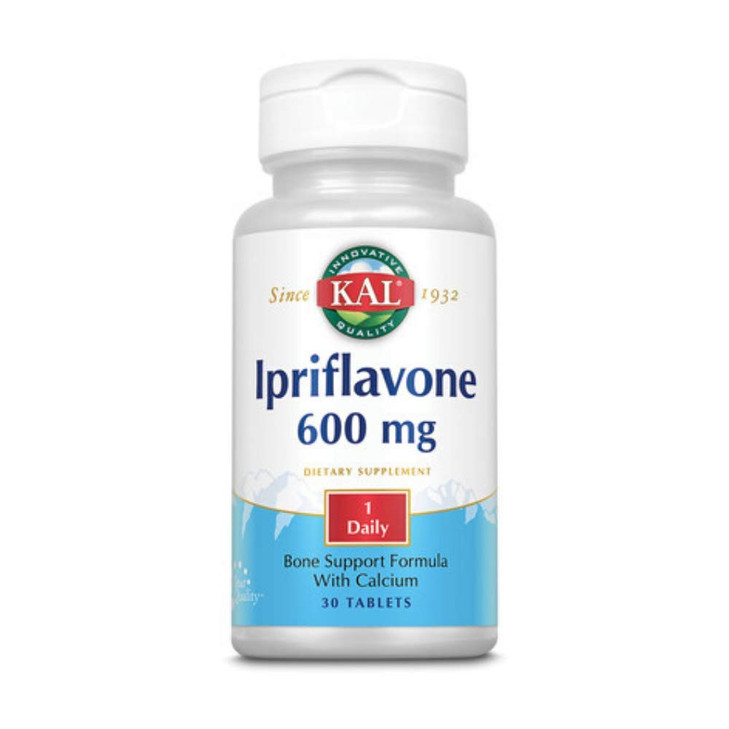 Kal 600 Mg Ipriflavone Tablets, 30 Count