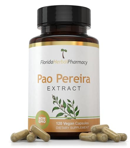 Florida Herbal Pharmacy, Pao Pereira Bark Extract Supplement Capsules