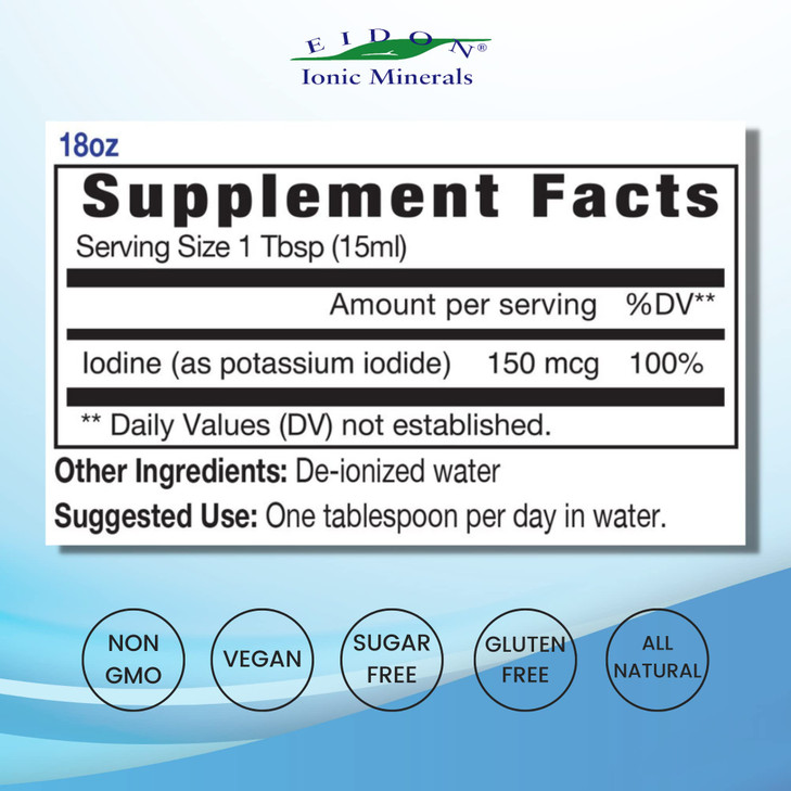 Eidon Ionic Minerals Potassium Iodide Supplement