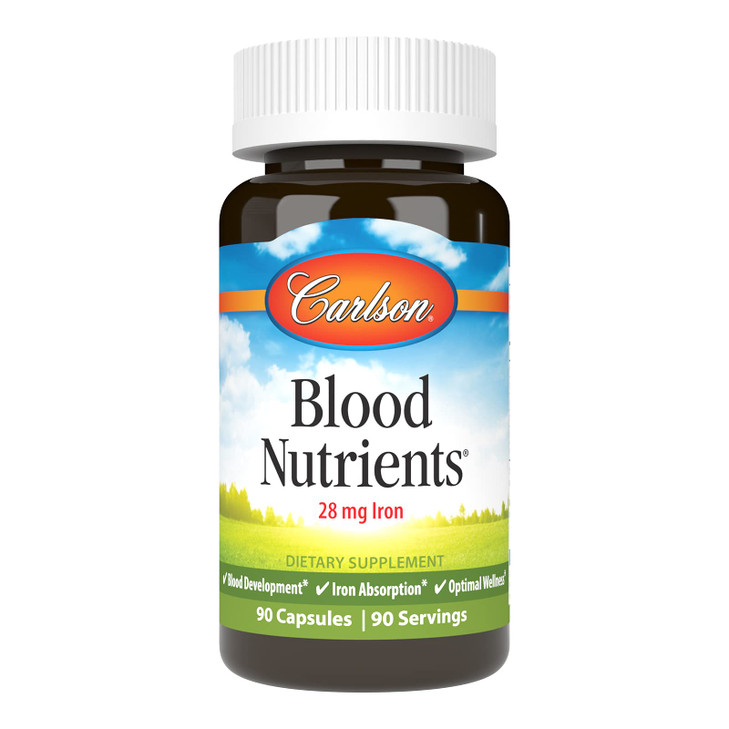 Carlson - Blood Nutrients, 28 mg Iron, Blood