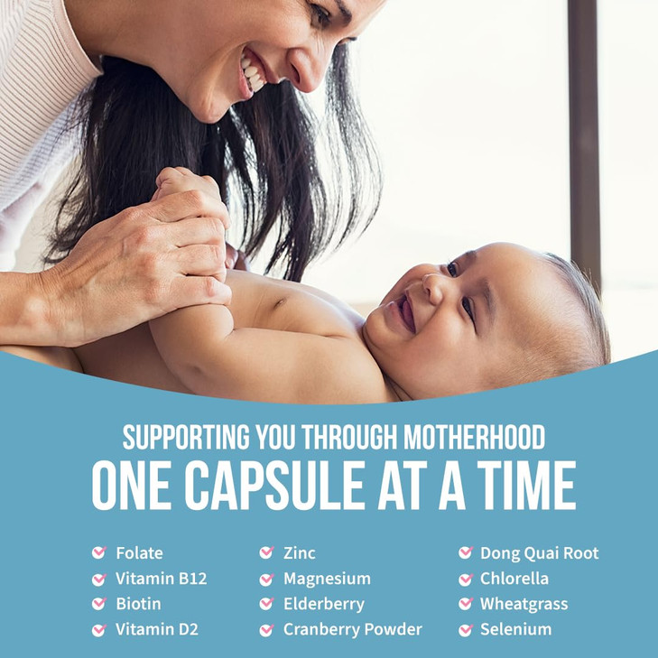 GOBIOTIX Postpartum Vitamins for Breastfeeding Moms