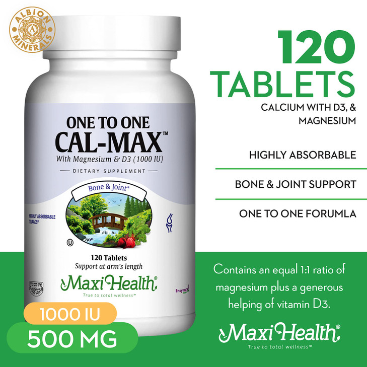 500 mg Calcium Supplement with Vitamin D3 (1000 IU) and Magnesium (500 mg)