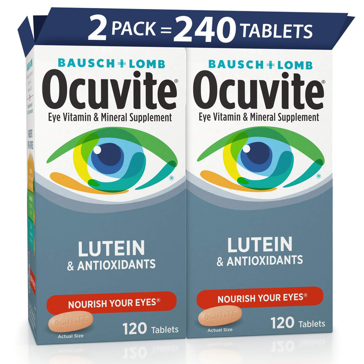 Ocuvite Eye Vitamin & Mineral Supplement, Lutein & Antioxidant Vitamins A, C, E