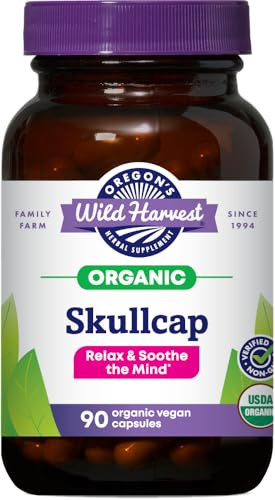 Oregon's Wild Harvest Organic Skullcap Vegan Capsules