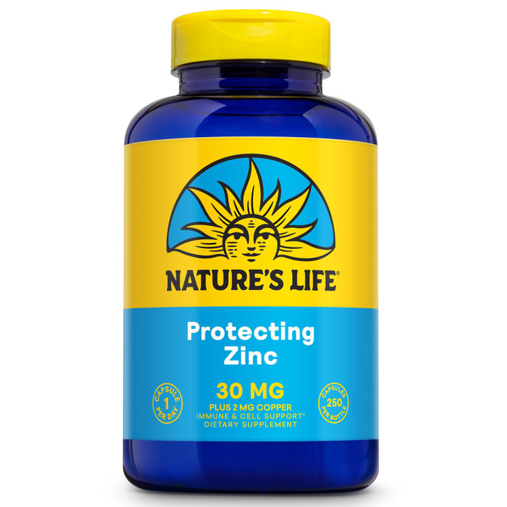 Nature's Life Zinc Picolinate 30mg Plus 2mg of Copper