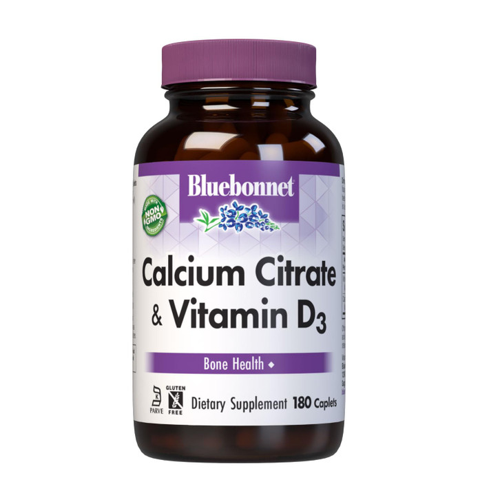 Bluebonnet Calcium Citrate with Vitamin D3