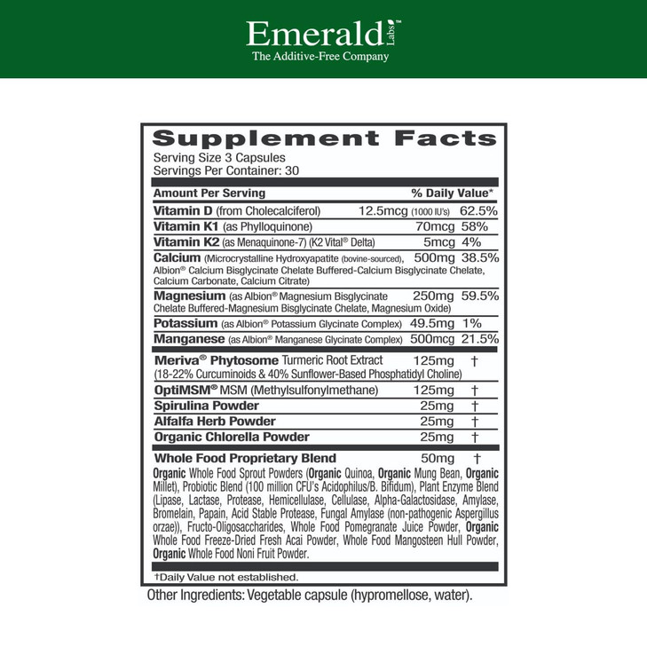 EMERALD LABS Osteo Bone Health