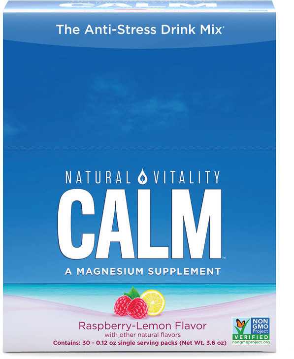 Natural Vitality Calm, Magnesium Citrate Supplement, Anti-Stress Drink Mix