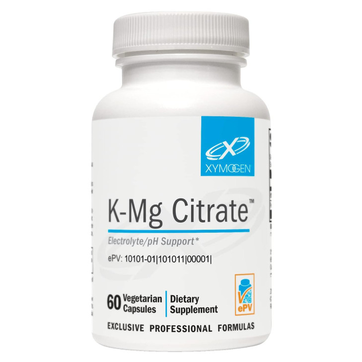 XYMOGEN K-Mg Citrate - Potassium & Magnesium Citrate Supplement
