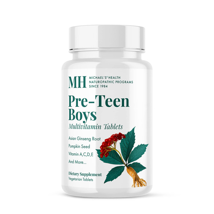 MICHAEL'S Health Naturopathic Programs Pre-Teen Boys Daily Multivitamin