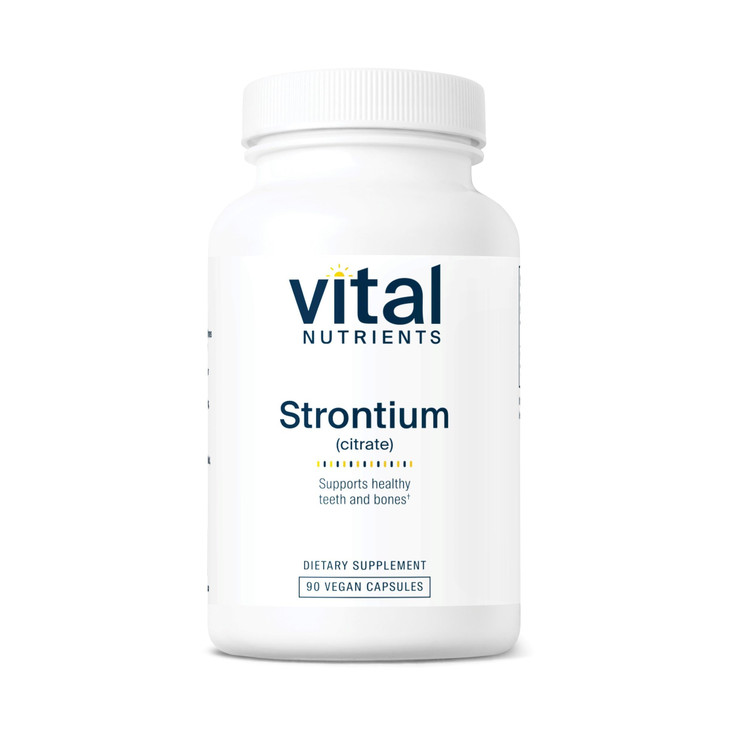 Vital Nutrients Strontium Citrate - Vegan Bone Strength Supplements