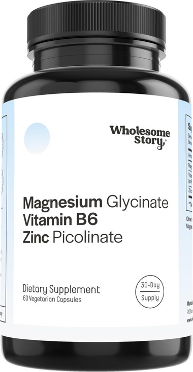Zinc Picolinate, Magnesium Glycinate Supplements with P5P Vitamin B6