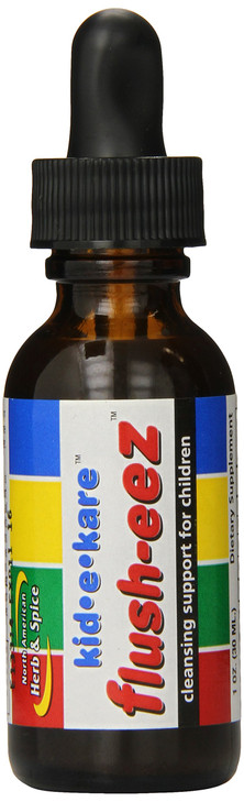 North American Herb and Spice, Kid-e-kare Flush-eez, 1-Ounce