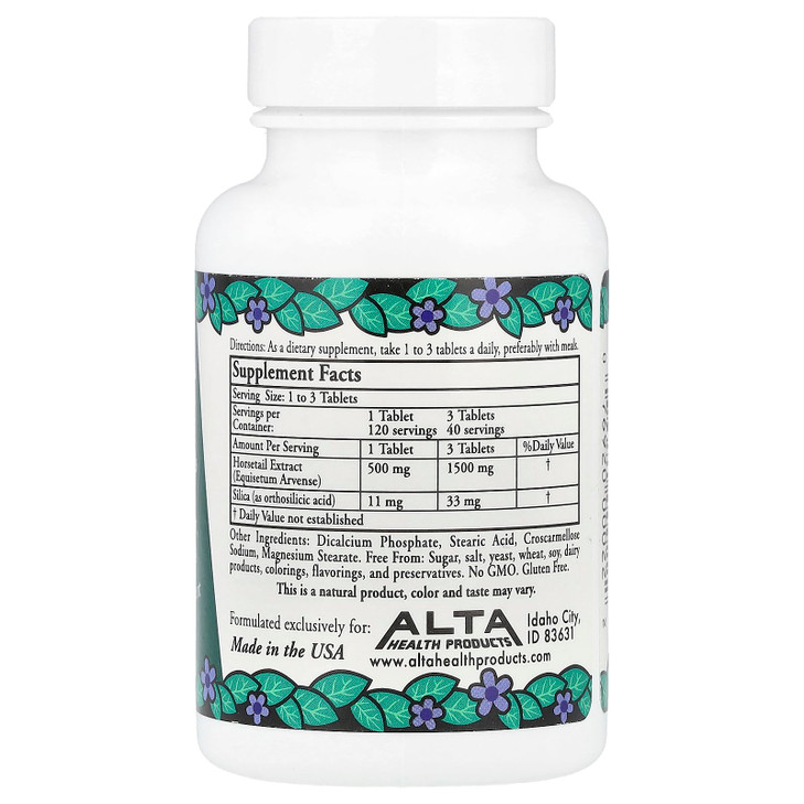 Alta Health Products - Silica with Bioflavonoids, 500 mg, 120 Tablets