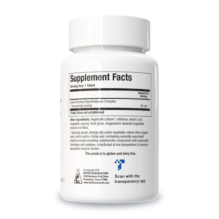 Biotics Research Cytozyme PT HPT Lamb Pituitary/Hypothalamus Complex, Supports