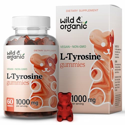 Wild & Organic L Tyrosine 1000mg Gummies