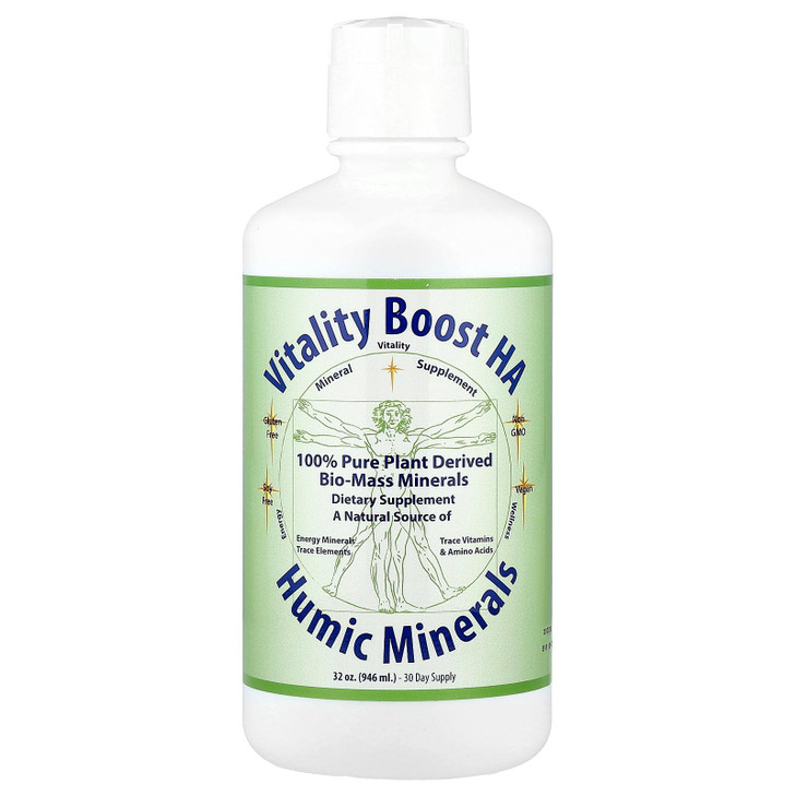Morningstar Minerals Vitality Boost HA, Humic Minerals, 32 oz (946 ml)