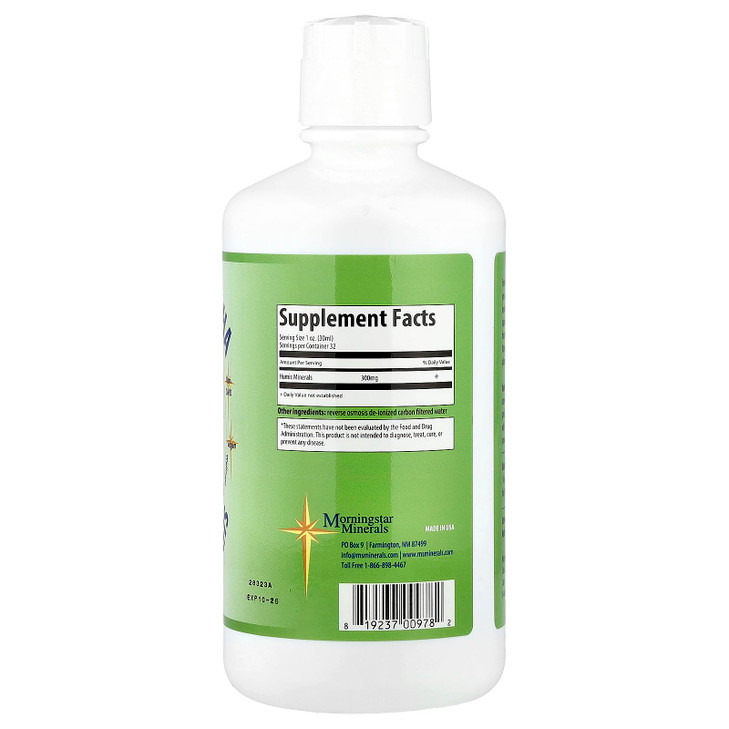 Morningstar Minerals Vitality Boost HA, Humic Minerals, 32 oz (946 ml)