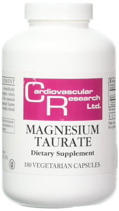 Cardiovascular Research Ecological Formulas Magnesium Taurate Capsule, 125 mg