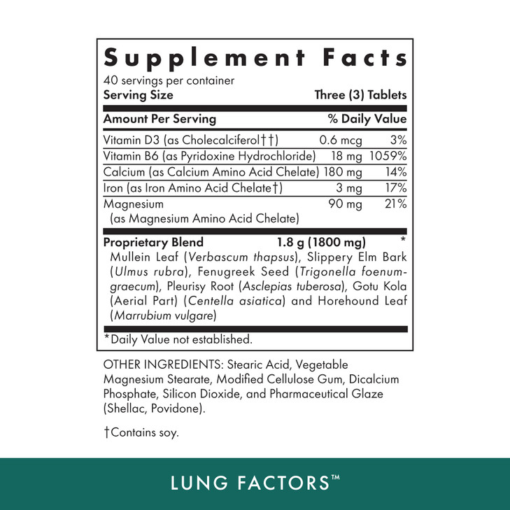 MICHAEL'S Health Naturopathic Programs Lung Factors