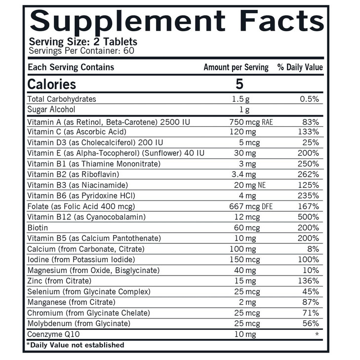Kirkman - Children's Chewable Multivitamin & Mineral