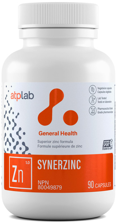 ATP LAB Synerzinc 90 caps - Vegan Zinc Supplement