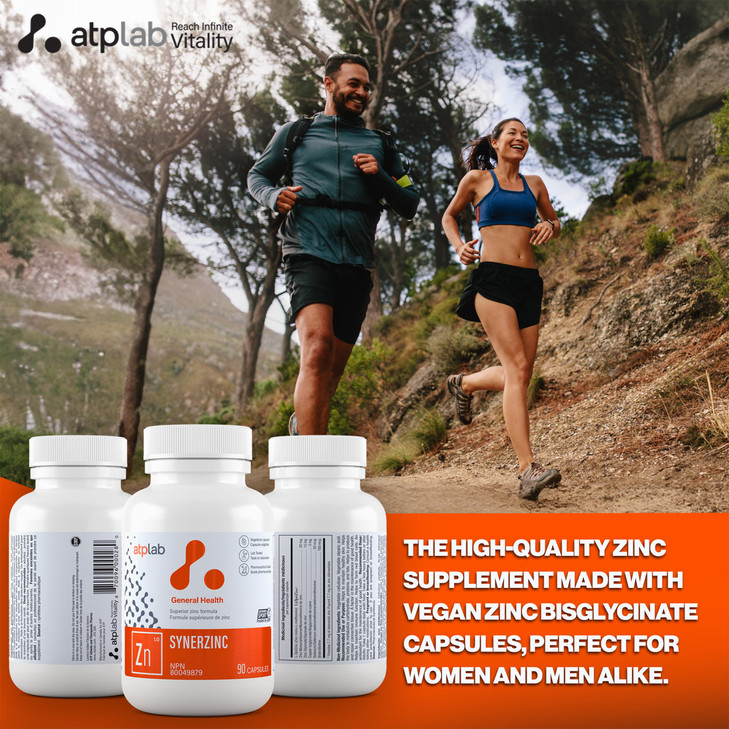 ATP LAB Synerzinc 90 caps - Vegan Zinc Supplement