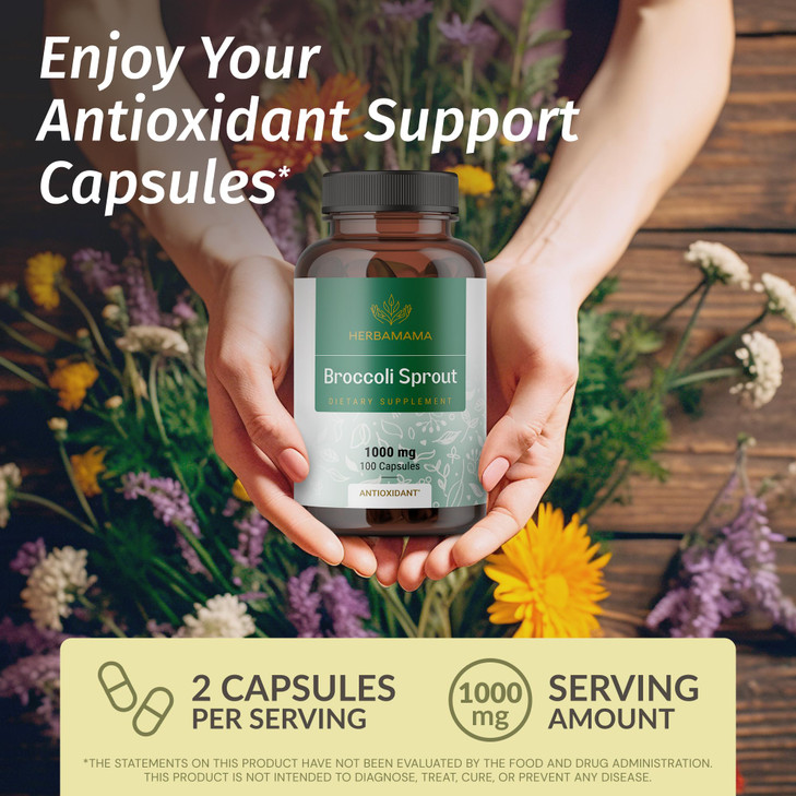 HERBAMAMA Broccoli Sprouts Capsules