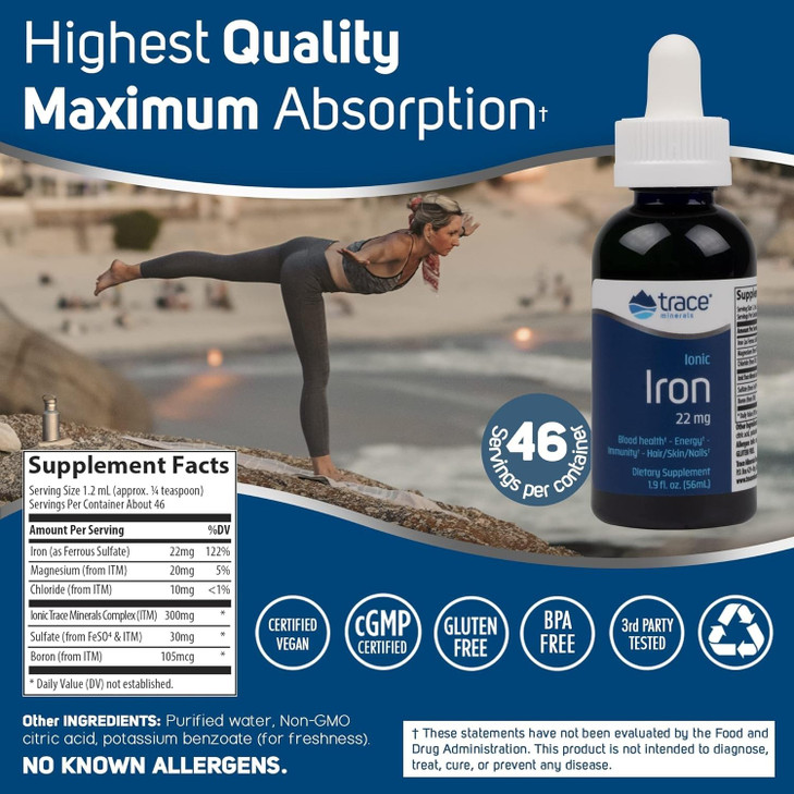 Trace Minerals Ionic Iron