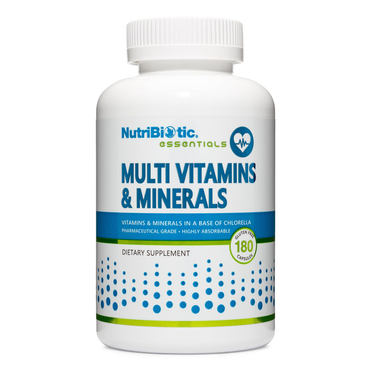 NutriBiotic - Multi Vitamins & Minerals, 180 Ct