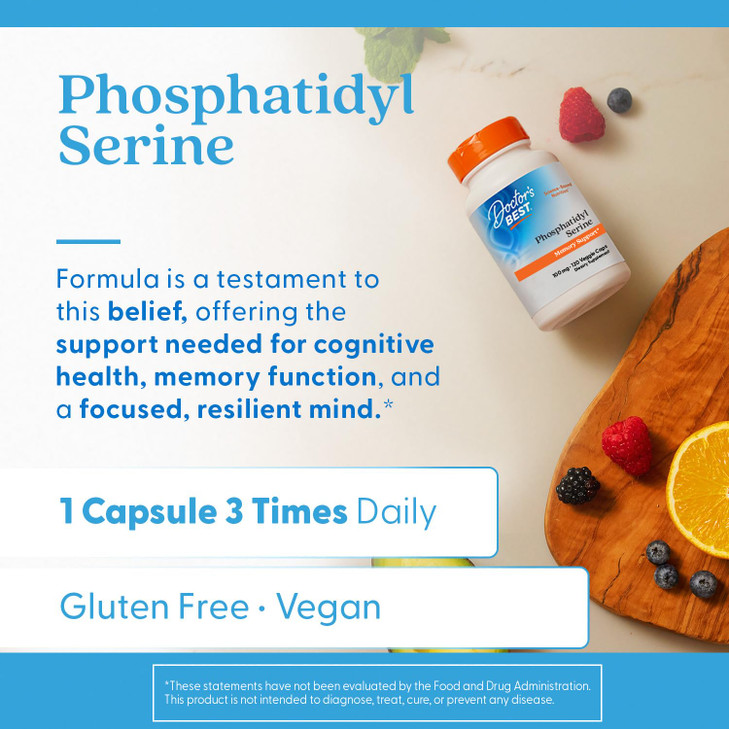 Doctor's Best Best Phosphatidyl Serine 100, 120-Count