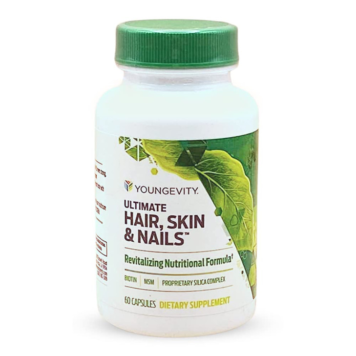 Youngevity Hair Skin and Nails Formula - 60 Capsules